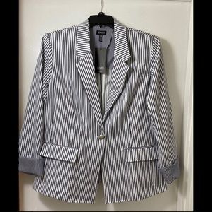 NWT Jones NY Stripe Jacket 16W